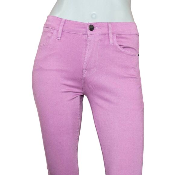 FRAME Denim Le High Skinny Jeans Purple Size 25 - Picture 8 of 12